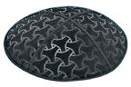 Wheels Embossed Kippah