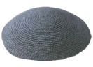 Grey Knit Kippot