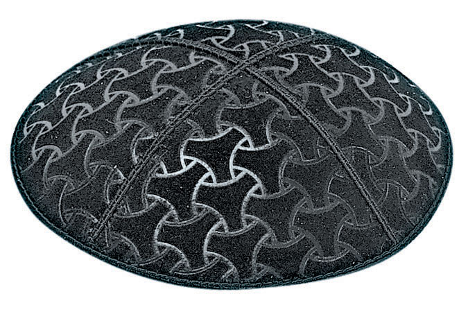 Wheels Embossed Kippah