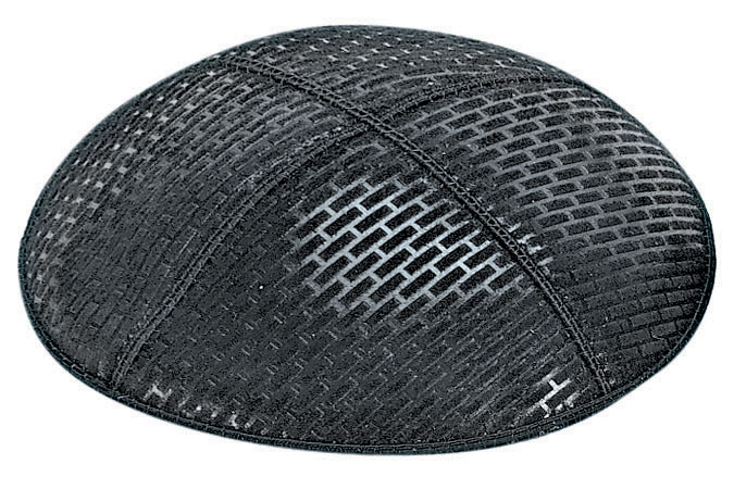 Brick Embossed Kippah